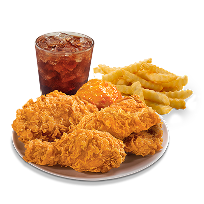 4 Pc Original or Spicy chicken combo