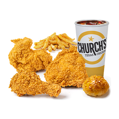 3 Pc  Chicken Combo