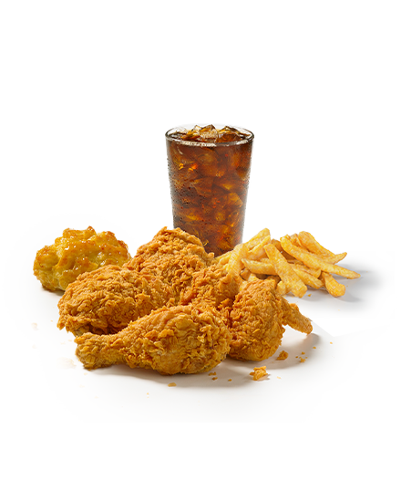 4 Pc Original or Spicy chicken combo